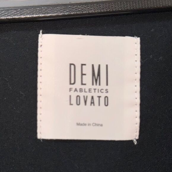 FABLETICS x Demi lovato Black bella midi  Mesh Sleeve full zip  jacket - Picture 9 of 13